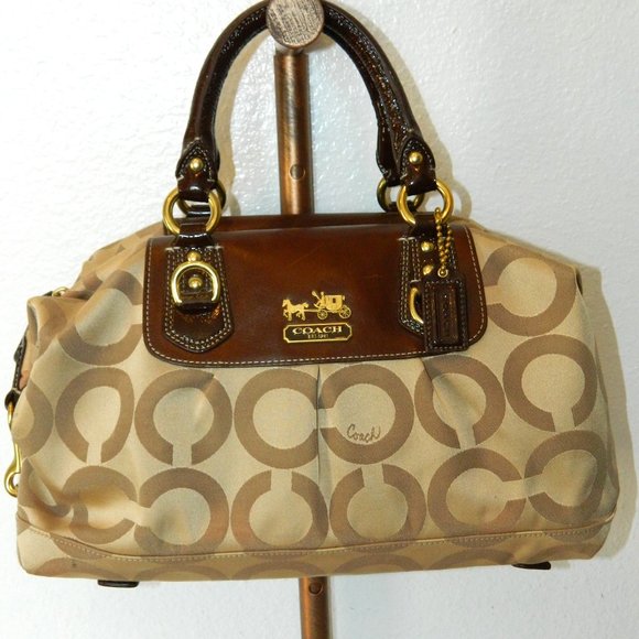 Coach Monogram Satchel - Picture 1 of 9